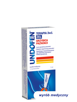 UNDOFEN® <strong>ŻEL TERAPIA 3W1</strong> <span>GRZYBICA SKÓRY</span>