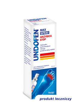 UNDOFEN® <strong>MAX SPRAY</strong><span>GRZYBICA SKÓRY</span>